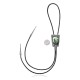 Handmade Certified Authentic Navajo .925 Sterling Silver Native American Natural Turquoise Bolo Tie 34115 Handmade Certified Authentic Navajo .925 Sterling Silver Native American Natural Turquoise Bolo Tie 34115