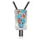 Handmade Certified Authentic Navajo .925 Sterling Silver Native American Natural Turquoise Coral Bolo Tie 34125