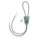 Feather .925 Sterling Silver Certified Authentic Handmade Navajo Native American Natural Turquoise Bolo Tie 34151 Feather .925 Sterling Silver Certified Authentic Handmade Navajo Native American Natural Turquoise Bolo Tie 34151