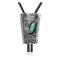 Feather .925 Sterling Silver Certified Authentic Handmade Navajo Native American Natural Turquoise Bolo Tie 34145
