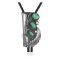 Feather .925 Sterling Silver Certified Authentic Handmade Navajo Native American Natural Turquoise Bolo Tie 34226