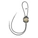 Feather .925 Sterling Silver Certified Authentic Handmade Navajo Native American Natural Turquoise Bolo Tie 34231