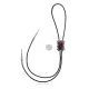 Swirl .925 Sterling Silver Certified Authentic Handmade Navajo Native American Spiny Oyster Bolo Tie 34325