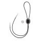 Swirl .925 Sterling Silver Certified Authentic Handmade Navajo Native American Spiny Oyster Bolo Tie 34327