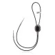 Swirl .925 Sterling Silver Certified Authentic Handmade Navajo Native American Spiny Oyster Bolo Tie 34327