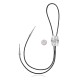 Wave .925 Sterling Silver Certified Authentic Handmade Navajo Native American Bolo 34363