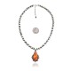 Sun .925 Sterling Silver Certified Authentic Handmade Navajo Native American Spiny Oyster Necklace 35149 Sun .925 Sterling Silver Certified Authentic Handmade Navajo Native American Spiny Oyster Necklace 35149