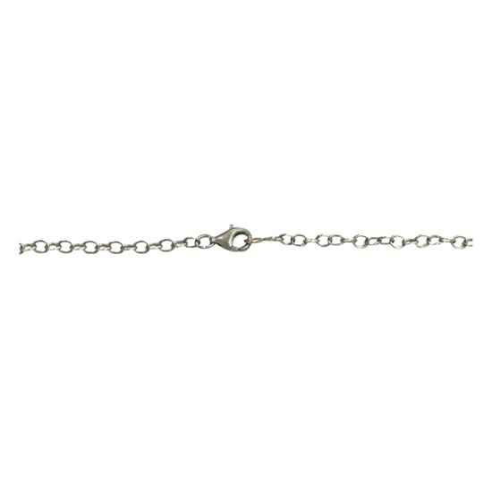.925 Sterling Silver Certified Authentic Navajo Native American Natural Turquoise Necklace 35158