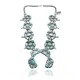 .925 Sterling Silver Certified Authentic Navajo Native American Natural Turquoise Necklace 35141