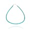.925 Sterling Silver Certified Authentic Navajo Native American 1 strand Magnesite Necklace 35172