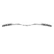 Squash Blossom .925 Sterling Silver Certified Authentic Navajo Native American Natural Turquoise Necklace 35173
