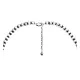 Squash Blossom .925 Sterling Silver Certified Authentic Navajo Native American Natural Turquoise Necklace Pendant 35178