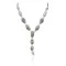 Elegant .925 Sterling Silver Certified Authentic Navajo Native American Natural Turquoise Necklace 35181
