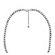 Beautiful Drop Multi Stone Navajo Pearl Design .925 Sterling Silver Certified Authentic Navajo Native American Natural Turquoise Necklace Chain Pendant 35208